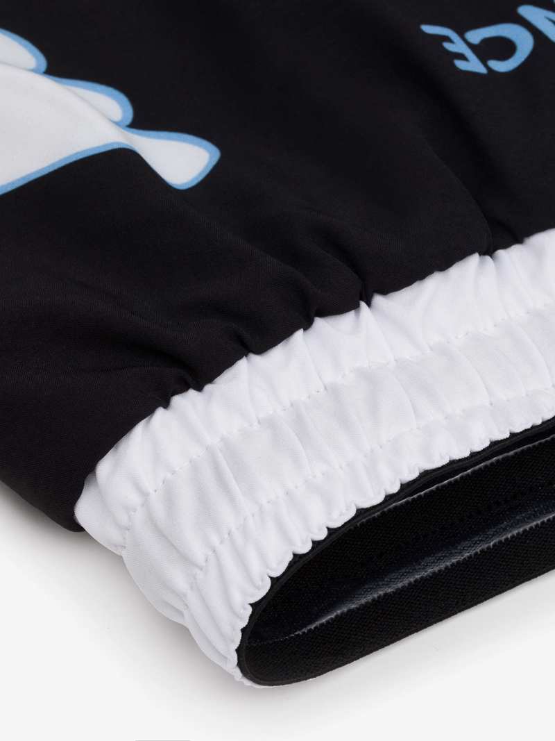 MANTO hybrid fightshorts dove - black